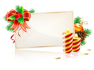 Image showing Christmas  frame