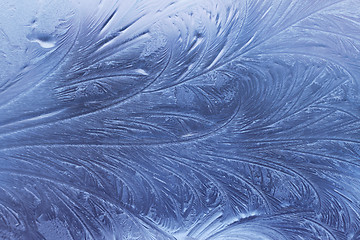 Image showing ice pattern on glass