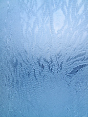 Image showing frost on windowpane