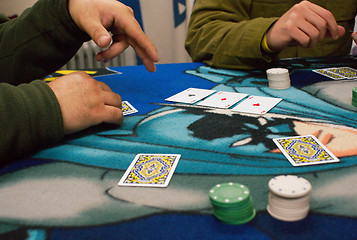 Image showing Cards play