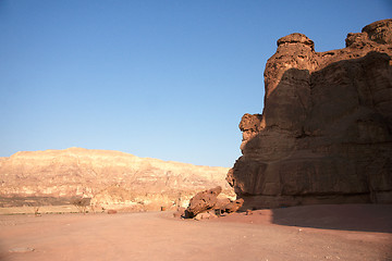 Image showing Travel in Arava desert