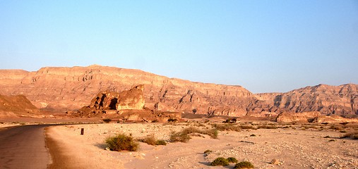 Image showing Travel in Arava desert