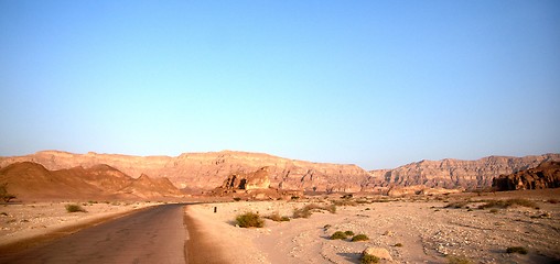 Image showing Travel in Arava desert