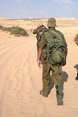 Image showing Israeli Army military exercise