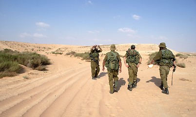 Image showing Israeli Army military exercise