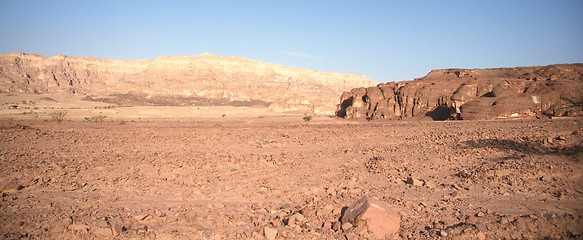 Image showing Travel in Arava desert