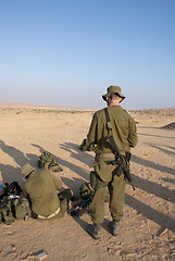 Image showing Israeli Army military exercise