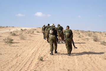 Image showing Israeli Army military exercise