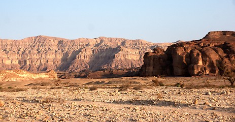 Image showing Travel in Arava desert