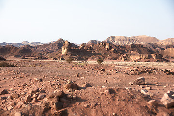 Image showing Travel in Arava desert