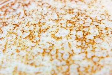 Image showing texture of baked pancake