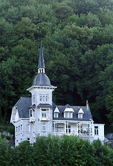 Image showing hillside house