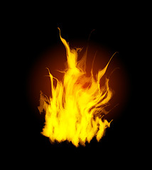 Image showing Burn flame fire