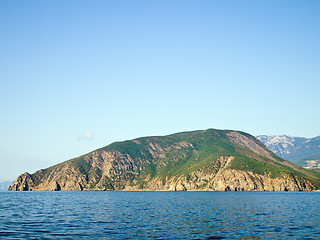 Image showing Aju-Dag (Bear-mountain). Black sea. Crimea. Ukraine