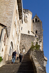 Image showing Grand escalier of Rocamadour.