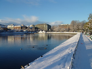 Image showing Winter in Bergen