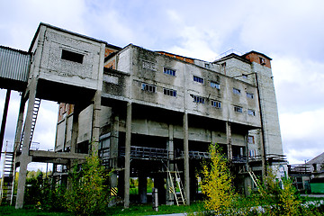 Image showing Coal mine building as frozen history decades