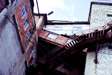 Image showing Coal mine building as frozen history decades