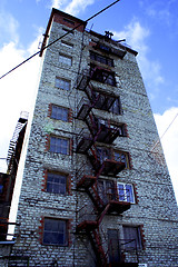 Image showing Coal mine building as frozen history decades