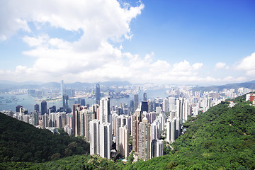 Image showing Hong Kong skylines 