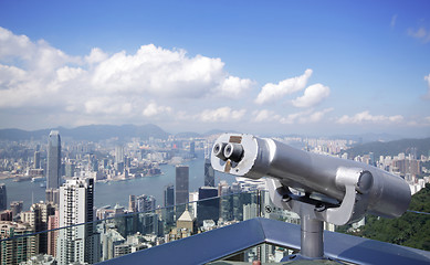 Image showing Hong Kong skylines 