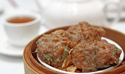 Image showing Meat balls is delicious Chinese food 