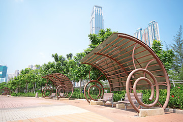Image showing Summer day in public city park
