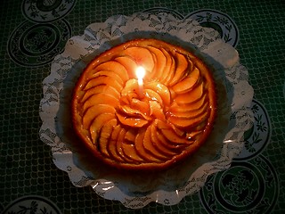 Image showing Birthday cake lighting