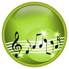 Image showing Green Music