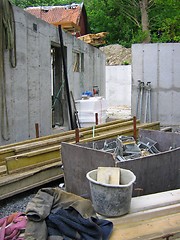 Image showing At a construction site