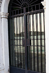 Image showing reflections in glass doors