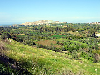 Image showing Green valley. Linou village. Cyprus
