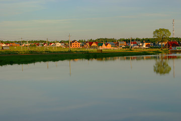 Image showing landscape with a country