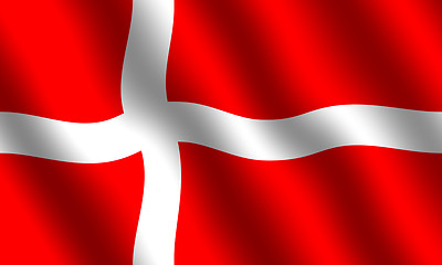 Image showing Danish flag