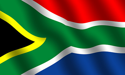 Image showing South African flag