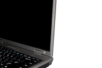 Image showing High-end laptop computer isolated on white background