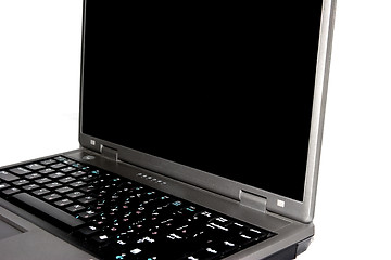 Image showing High-end laptop computer isolated on white background