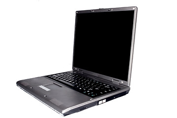 Image showing High-end laptop computer isolated on white background