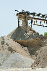 Image showing Stone quarry of limestone