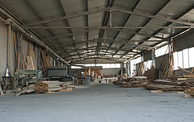 Image showing Carpentry factory
