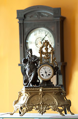 Image showing Old antique clock