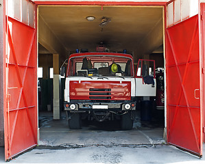 Image showing Old Fire truck