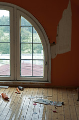 Image showing Empty room in renovation