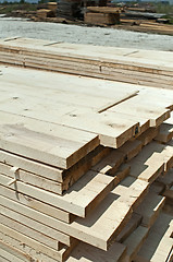 Image showing Timber. Planks and beams