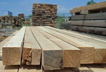 Image showing Timber. Planks and beams