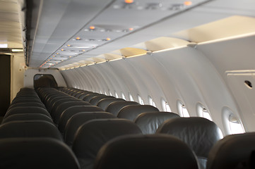 Image showing Interior an empty plane