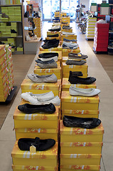 Image showing Lady's shoe store