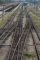 Image showing Railways on station