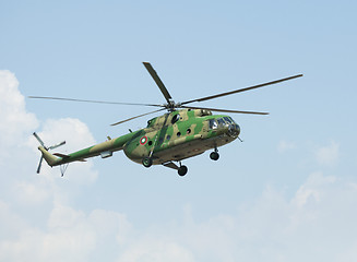 Image showing Military helicopter