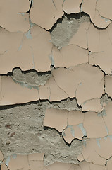 Image showing Old cracked wall